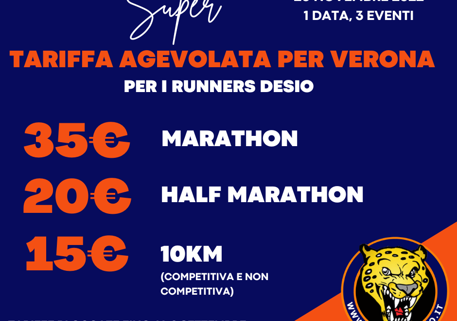 GARA SOCIALE RD: tutti a VERONA!